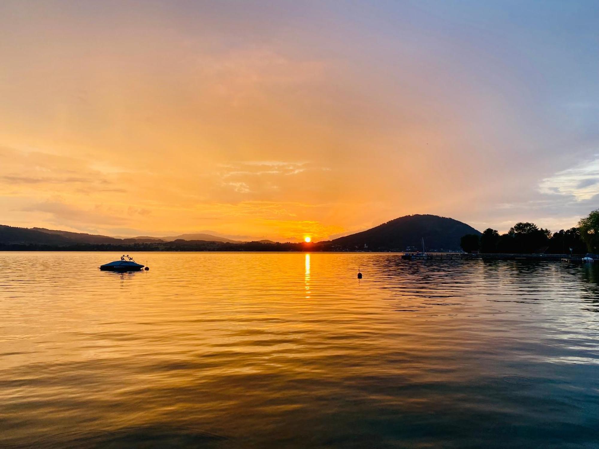 Orange Lounge Attersee Weyregg Eksteriør bilde